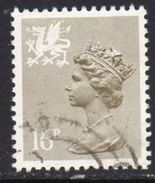 GB Wales 1971-93 16p P.14 Questa Regional Machin, Used, SG 43 - Wales