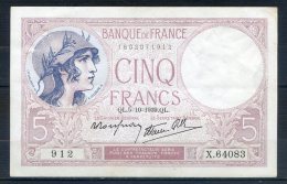 509-Billet De 5 Francs 1939 QL X64083 - 5 F 1917-1940 ''Violet''