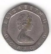 GREAT BRITAIN 20 PENCE 1982 KM# 931 CIRC. [GB-931-982] - 20 Pence