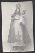 SAN SALVADOR  EL SALVADOR RELIGION MADONNA CROWN KRONE COURONNE FOTOCARD BLACK AND WHITE - El Salvador