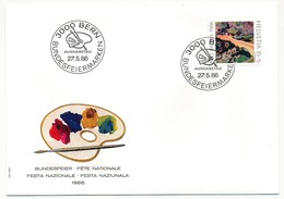 SUISSE - 5 Enveloppes FDC - Fête Nationale - Pro Patria 1986 ( Tableaux ) - Bern - 27/5/1986 - FDC