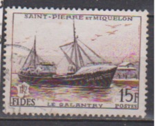 SAINT PIERRE ET MIQUELON             N°  352     ( 3 )     OBLITERE         ( O    3055 ) - Usati