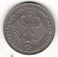 GERMANY 2 MARK 1972 KM# 124 XF  [DE-0124-1972] - 2 Marchi