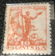 Yugoslavia 1919 Symbols Of Liberty 10 Fil - Mint - Unused Stamps