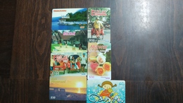 Indonesia-prepiad Card-(set 8)-(7cards)-used+2card Prepiad Free - Indonesia