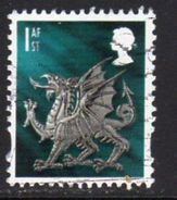 GB Wales 2003-17 1st Class With Border Regional Country, Used, SG 99 - Wales