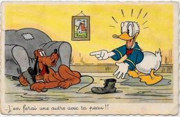 CPA Walt Disney Circulé Donald éditions Superluxe - Autres & Non Classés