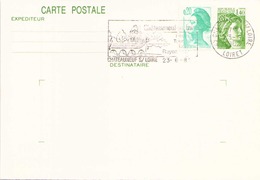 FRANCE ENTIER DU 23 JUIN 1986 CHATEAUNEUF SUR LOIRE - Standard Covers & Stamped On Demand (before 1995)