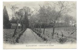 CPA - BLANQUEFORT, DOMAINE DE CURGAN - Gironde 33 - Ecrite - Blanquefort