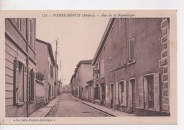 Cpa.69.Pierre Bénite.1940.Rue De La République. - Pierre Benite