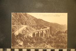 CP, 06, Ligne Du Tram De MENTON à SOSPEL. Viaduc Du Caramel - Menton