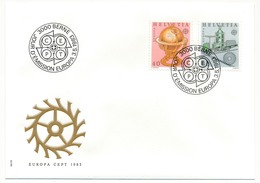 SUISSE - 3 Enveloppes FDC -  EUROPA 1983 - Berne - 3/05/1983 - FDC