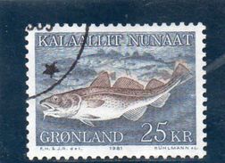 GROENLAND 1981 O - Used Stamps