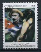 Cuba 2017 / Jose Marti MNH / Cu4822  40-34 - Nuevos