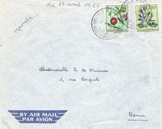 Belgian Congo 1956 Kamina Base Militaire 1 Militaire Basis Cover - Lettres & Documents