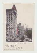 BROADWAY - NEW YORK - VIAGGIATA 1902 VERSO PALERMO - POSTCARD - Broadway