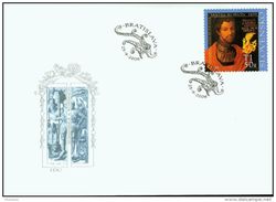 FDC 428 SLOVAQUIE 2008 550 ANS Couronnement Roi De Hongrie MATHIAS Ier CORVIN Yv 511 Mi 587 - FDC