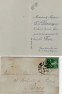 VP10.670 -1908 - Faire - Part De Naissance De Pierre DELAUNAY à TOURS - Naissance & Baptême