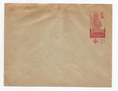 - Lettre - GABON - Enveloppe D'Entier Postal - "Guerrier" 10 Cmes + 5 Cmes Rouge - EN 13 - 147x112 Mm - 1913-1916 - - Lettres & Documents