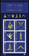 Isle Of Man    2017  300yr Freemasonry  Sheetlet  Postfris/mnh/neuf - Unused Stamps