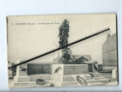 CPA -  1 - Chaulnes -(Somme ) - Le Monument Aux Morts - Chaulnes