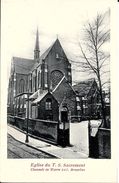 BRUXELLES (1040) - Religion :  EGLISE DU T.S. SACREMENT, 205 CHAUSSEE DE WAVRE. CPA Précurseurs. - Etterbeek