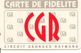 CARTE-FR-FIDELITE-CINEMA- CGR En RELIEF-COULEUR IVOIRE-TBE - Movie Cards