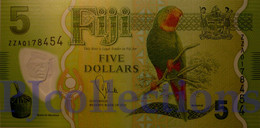 FIJI 5 DOLLARS 2013 PICK 115r POLYMER UNC REPLACEMENT - Fidschi