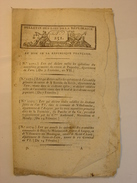 BULLETIN DES LOIS De 1798 - EMPRUNT ANGLETERRE - HOTEL DES MONNAIES MARSEILLE - DOUANES TABAC - FRESSIN BIEZ - VENDEE - Decretos & Leyes