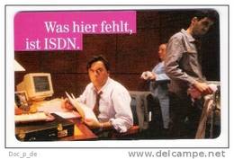 Germany - AD 03/97 - Was Hier Fehlt , Ist  ISDN - A + AD-Series : Werbekarten Der Dt. Telekom AG