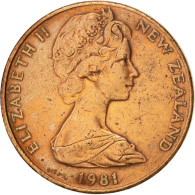 Monnaie, Nouvelle-Zélande, Elizabeth II, 2 Cents, 1981, TTB+, Bronze, KM:32.1 - Neuseeland