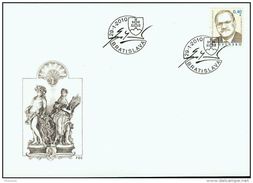 FDC 469 SLOVAQUIE 2010 President Ivan GASPAROVIC  Yv 549 Mi 630 - FDC