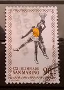 FRANCOBOLLI STAMPS SAN MARINO 1980 SERIE OLIMPIADI MOSCA CON ANNULLO - Gebraucht