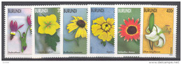Burundi COB 1109/14 Flowers-Bloemen-Fleurs 2002 MNH - Nuovi