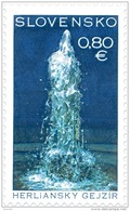 Slovakia - 2016 - Beauties Of Our Homeland - Geyser Of Herľany- Mint Stamp - Unused Stamps