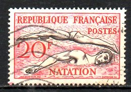 FRANCE. N°960 Oblitéré De 1953. Natation. - Schwimmen