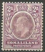 Somaliland Protectorate - 1905 King Edward VII 2a MLH *   Sc 42  SG 47 - Somaliland (Protectoraat ...-1959)