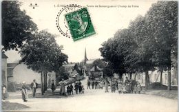 18 - ETRECHY -- Route De Sancergues  Et Champ De Foire - Autres & Non Classés