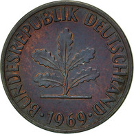 Monnaie, République Fédérale Allemande, Pfennig, 1969, Stuttgart, TTB, Copper - 1 Pfennig