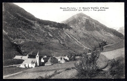 CPA ANCIENNE FRANCE- ARAGNOUET (65)- VUE GENERALE EN GROS PLAN- EGLISE- CULTURES- - Aragnouet