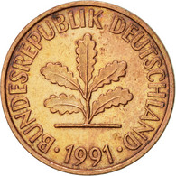 Monnaie, République Fédérale Allemande, 2 Pfennig, 1991, Hambourg, SUP - 2 Pfennig