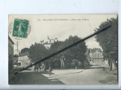 CPA - 15 - Villiers Sur Marne - Place Des Tilleuls - Villiers Sur Marne