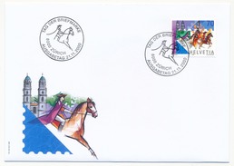 SUISSE -  2 Enveloppes FDC - Journée Du Timbre - Année 2000 - ZURICH 21/11/2000 - FDC