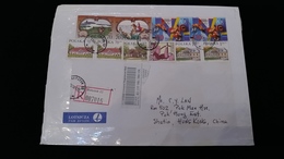 Postal Cover From Polska To Hong Kong - Collections