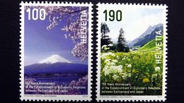 Schweiz 2326/7 **/mnh, 150 Jahre Diplomatische Beziehungen Zwischen Der Schweiz Und Japan - Ongebruikt