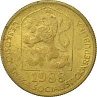 Monnaie, Tchécoslovaquie, 20 Haleru, 1988, TTB, Nickel-brass, KM:74 - Czechoslovakia