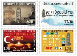 AC - TURKEY STAMP - 2017 TURKISH LANGUAGE YEAR THEMED CONTINUOUS POSTAL STAMPS MNH 31 JULY 2017 - Nuevos