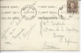 N°117 S.cp Le Rocher 1933 - Covers & Documents