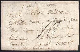 ARMÉE DE DALMATIE. 1807. DETRAUX EN DALMATIE. MARQUE POSTALE “Nº 2 ?? ARM. DE DALMATIE” - Army Postmarks (before 1900)