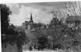 SAINT-HERBLAIN ENTREE DU BOURG ET L'EGLISE (CARTE PHOTO) - Saint Herblain
